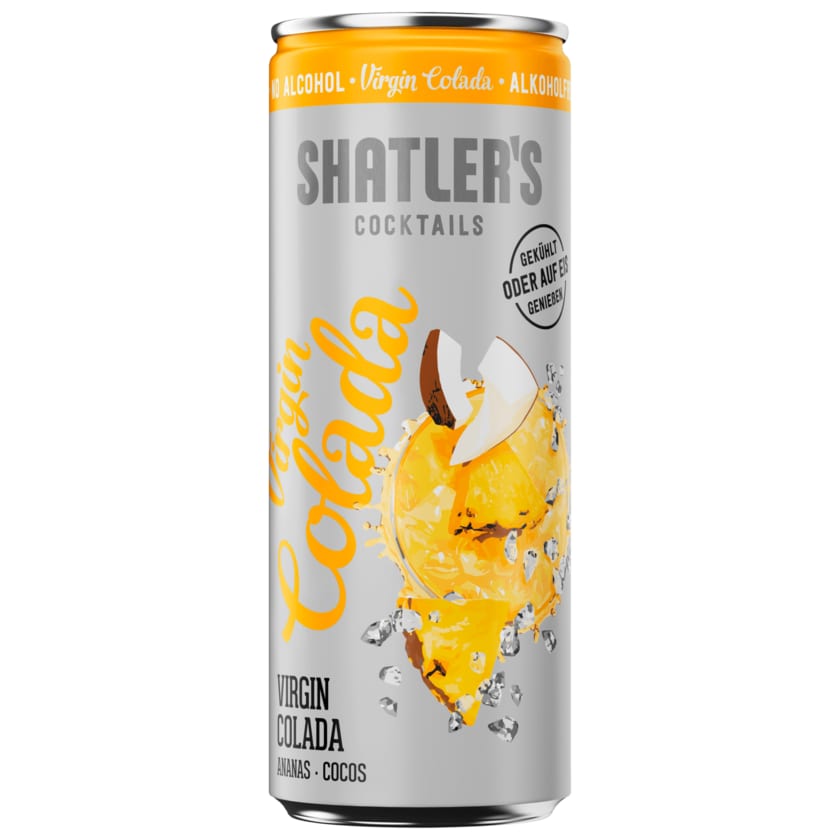 Shatler's Cocktails Virgin Colada alkoholfrei 0,25l